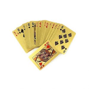 Trademark Poker 24k Gold Playing Cards - Bridge Size - Regular Index New Model
