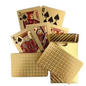 24 Carat 99.9% Gold Plated Playing Cards