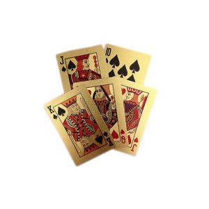 New 24 Karat 99.9% gold plated Playing Cards Full Deck