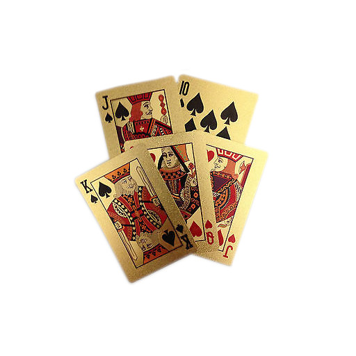 24K GOLD PLATED PLAYING CARDS FULL POKER DECK 99.9% PURE MEN IDEA GIFT FOR HIM 