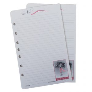Day-timer Pink Ribbon Note Pad 5 1/2" X 8 1/2"2 Pads / 24 Sheets Per Pad
