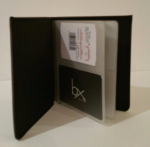 Buxton Credit - Business Card Wallet Case Holder - 32 Card Slots
