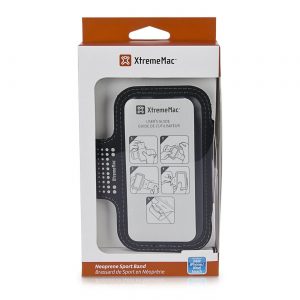 XtremeMac Sportwrap Sport Armband Case for iPod Touch 5G, iPhone 5/5S/5C - Black