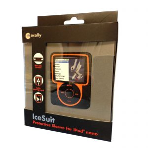 iPod nano 3G Sleeve-Case with cable Menagement  Macally-IceSuit
