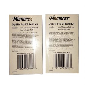2 x Memorex Optifix Pro Refill Kit Cleaning and Repair Pads - 2 Packages!