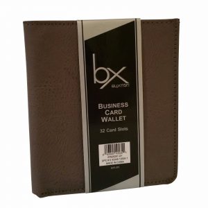 Buxton Credit - Business Card Wallet Case Holder - 32 Card Slots