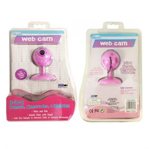 Girly Pink Daisy Keyboard  Mouse and Webcam Set