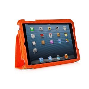 XtremeMac Case for Apple iPad Mini 1 / 2  Orange denim  + Free Screen Protector