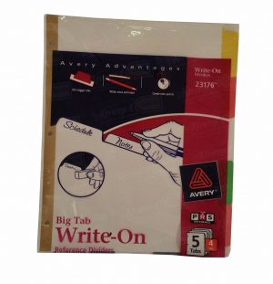 Avery Advantages Big Tab Write-On Reference Dividers (23176)