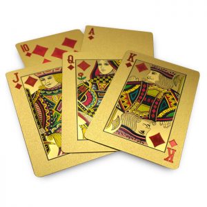 24 Carat 99.9% Gold Plated Playing Cards