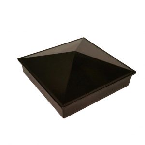 Nuvo Iron 3" x 3" Pyramid Ornamental Aluminium Post Cap For 3"x 3" Metal Posts