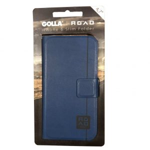 Golla iPhone 6, On The Road Slim Folder - Blue - G1724