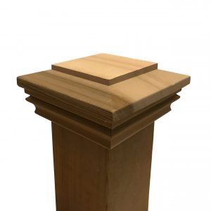 Cedar Plateau Wood Post Cap for 3.5" x 3.5" Fence and Deck Posts