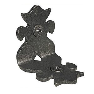 Nuvo Iron 2" Ornamental Rafter Clips RC2 (1.5" x 1.95") 12pcs - Black