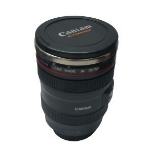 Caniam Drink Thermos Coffee Cup Camera Lens Shaped EF 24-105mm