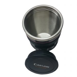 Caniam Drink Thermos Coffee Cup Camera Lens Shaped EF 24-105mm