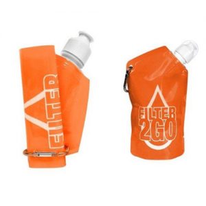 Filter 2 GO - Pocket Filtration Bottle - Orange