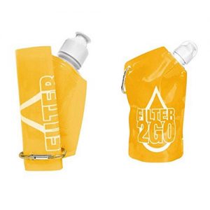 Filter 2 GO - Pocket Filtration Bottle - Yellow
