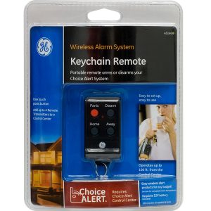GE Choice Alert Wireless Alarm System Keychain Remote