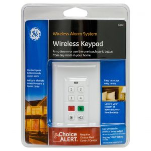 GE Choice Alert Wireless Alarm System Wireless Keypad