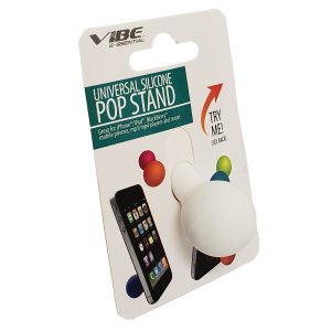 Vibe Universal Silicone Pop Stand - VE-1061-ASST - White