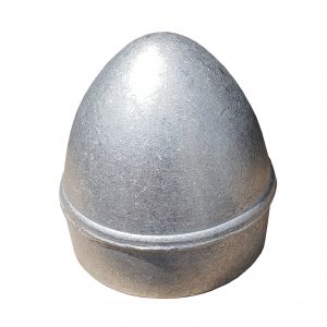 1 7/8" Aluminum Chain Link Fence Oval Style Main Post Cap