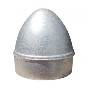 1 7/8" Aluminum Chain Link Fence Oval Style Main Post Cap