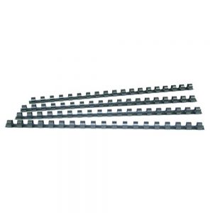 GBC Premium Matte CombBind Binding Spines, 0.375-Inch Spine Diameter, Black, 55 Sheet Capacity, 100 Spines (4090308)