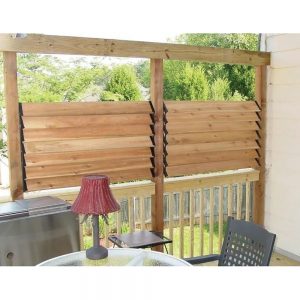 Nuvo Iron Louver Blinds & Shutter System - Hardware Kit (Designed for use of up to 48"W) - LSB48