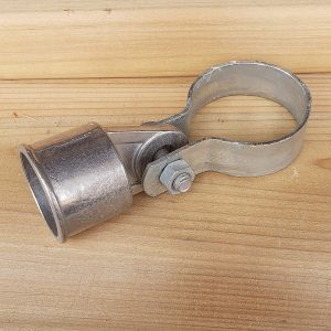 Chain Link Rail End Assembly (1-7/8" Centre Brace Band and 1-1/4" Fence Rail End Cup)