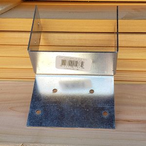 3.5"x3.5" Post Beam Cap Split Triple Zinc Galvanized for 3.5" x 3.5" Wood Posts #197-3 (10 Pack)