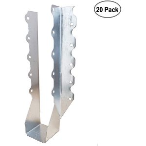20 Pack Joist Hanger for 2" x 10" Nominal Lumber - 22G Galvanized Steel #220