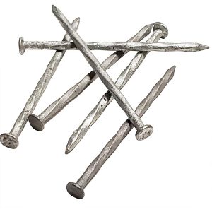 Spiral Shank Nails Hot Dipped Galvanized 10d 3"/7.62cm - 1 Box 1.5kg/3.3lb