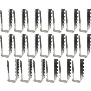 20 Pack Joist Hanger for 4" x 10" Nominal Lumber - 18G Steel G185 Triple Zinc Galvanized #462-3