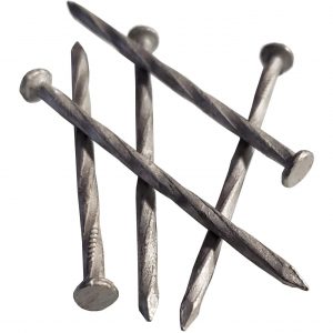 Spiral Shank Nails Hot Dipped Galvanized 6d 2" - 1 Box 0.88lb (5.08cm - 0.4kg)