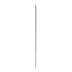 Iron Stair Balusters 1/2" Square x 44" Long, Classic, Hollow, Black Powder Coated - 30pcs - (Satin Black) - DH-01