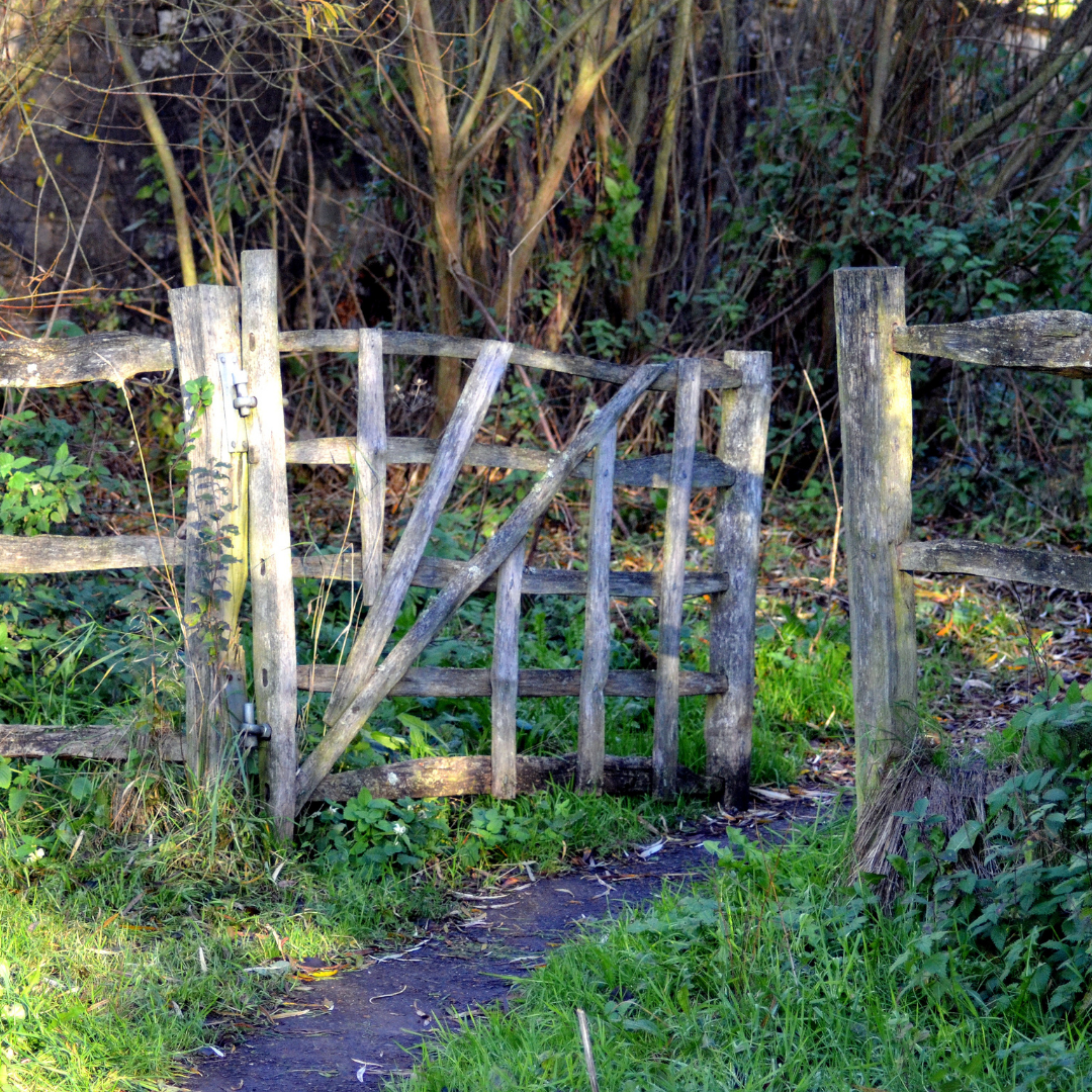 rustic gate