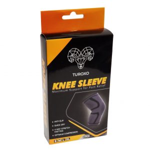Knee Sleeve - 2 Pack - L - Optimum Compression - 4 Way Stretching - Quick Dry - Pain Relief