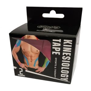 Pink Kinesiology Tape 2" x 16" (Two Precut Rolls) for Sports and Therapy, Reduces Inflammation, Suppresses Pain, Stimulates Muscles