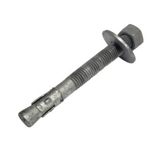5/8" x 6" Wedge Anchor | Hot Dip Galvanized | With Hex Nut and Flat Washer| 10pcs per Box