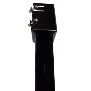 1 Pack Ground Spike Post Anchor 36" Long, for 3.5" x 3.5" Posts, Black Powder Coated - DH-GS3
