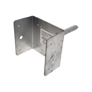 Turoxo Elevated Post Support Saddle Bracket Holder for 5.5"x5.5" Posts 13G Hot Dip Galvanized