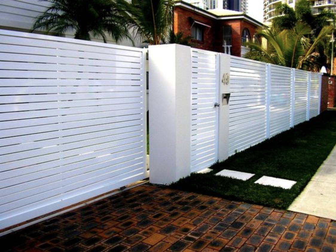 fence design idea - white